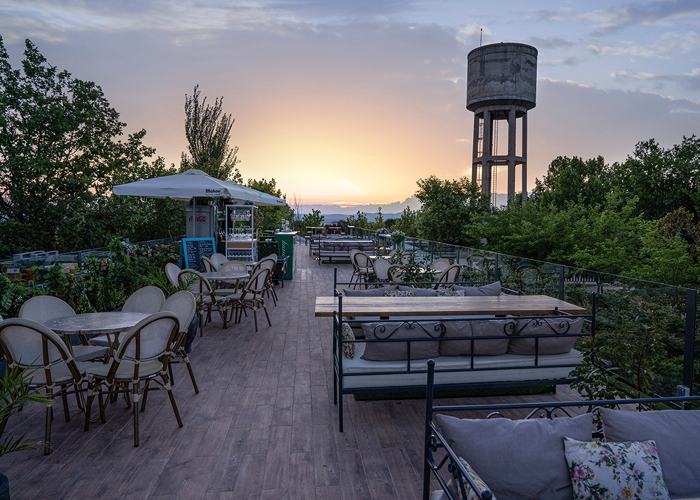 Terraza superior de El Jardín de Nora